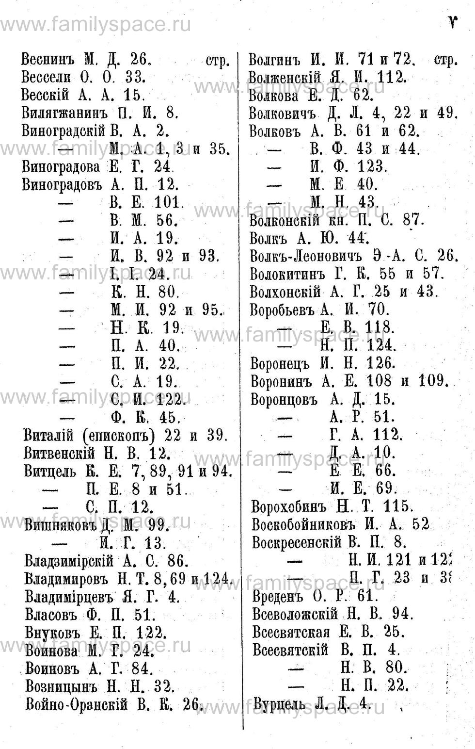 Поиск по фамилии - Адрес-календарь Калужской губернии на 1892 год, страница 4005