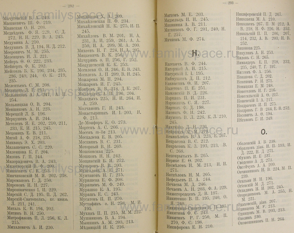 Поиск по фамилии - Памятная книжка Иркутской губернии на 1914 год, страница 292